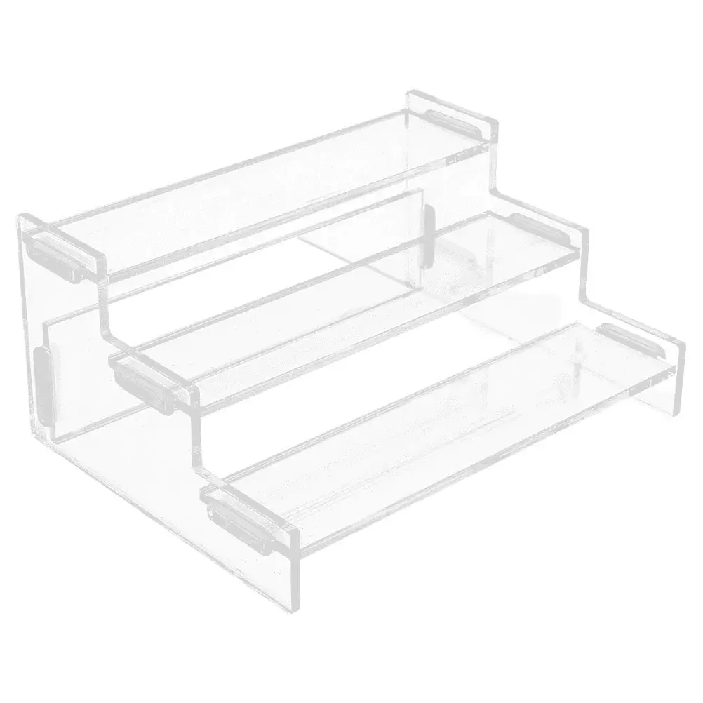 Acrylic Display Stand Storage Shelves Storage Shelf Perfume Stand Organizer for Dresser Comfier Tidy Storage Container