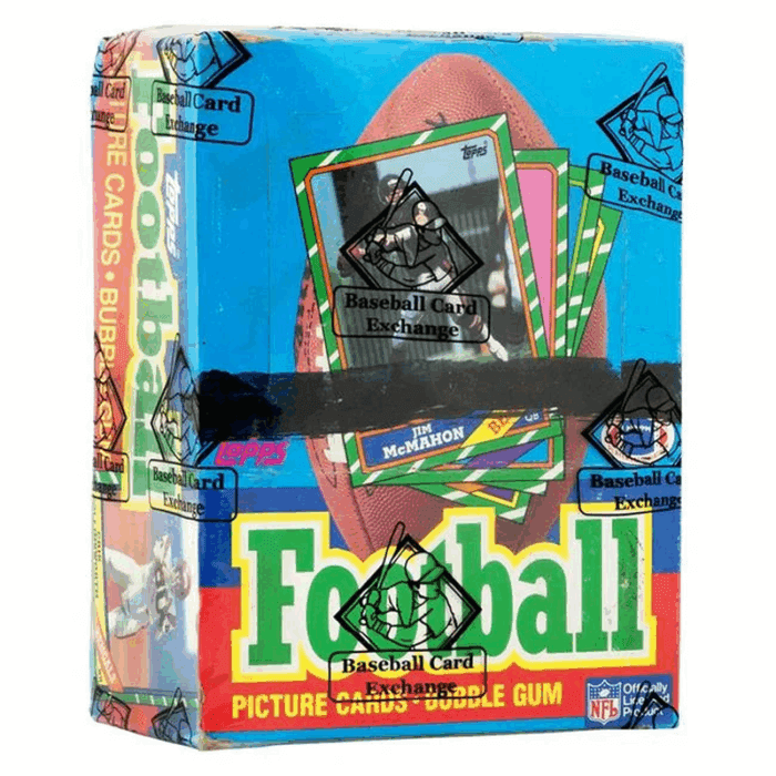 1986 Topps Football Unopened Wax X-Out Box BBCE Sealed Wrapped - Jerry Rice, Steve Young RC - Pack of 36