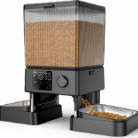 Automatic Cat Feeder for 2 Cats, 20 Cups/5L Automatic Cat Food Dispenser for Small Pets Indoor, Timed Cat Feeder for Dry Food
