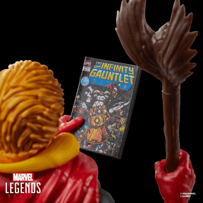 Legends Series Adam Warlock, Infinity Gauntlet Comics-Inspired Collectible 6-Inch Scale Action Figure with Character-Sized Comic Accessory - Image 3