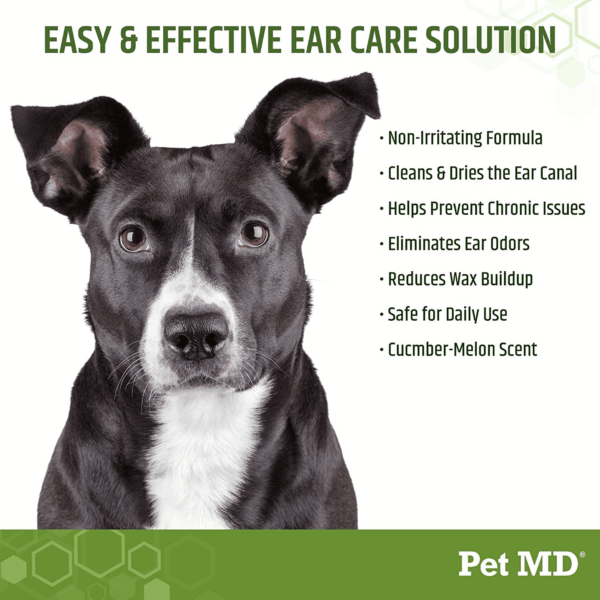 - Dog Ear Cleaner Wipes - Otic Cleanser for Dogs to Stop Ear Itching, and Infections with Aloe and Eucalyptus - 100 Count - Image 4