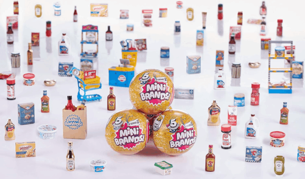 Mini Brands Series 2 by  2 Count (Pack of 1) Amazon Exclusive Mystery Real Miniature Brands Collectible Toy Capsule - Gold ( PVC Tube Packaging) - Image 4