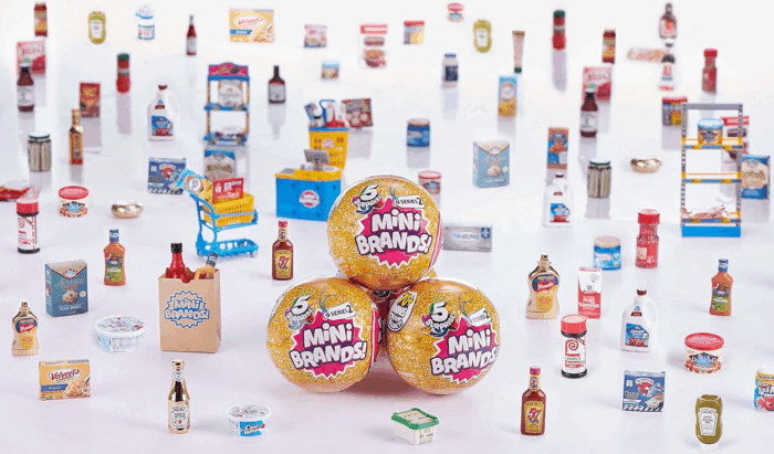 Mini Brands Series 2 by  2 Count (Pack of 1) Amazon Exclusive Mystery Real Miniature Brands Collectible Toy Capsule - Gold ( PVC Tube Packaging) - Image 4