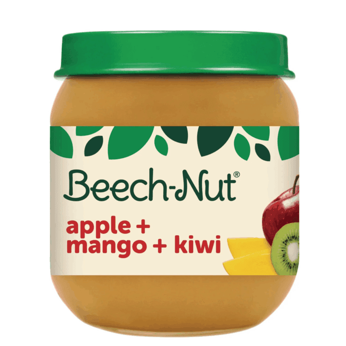 Stage 2 Baby Food, Apple Mango & Kiwi, 4 Oz Jar