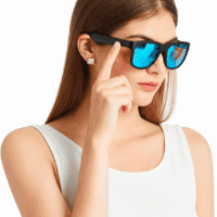 GS01 Smart Bluetooth Sunglasses, Audio Sunglasses with Speaker, UV400 Polarized Lens, Open Ear Music, Touch Control - Image 2