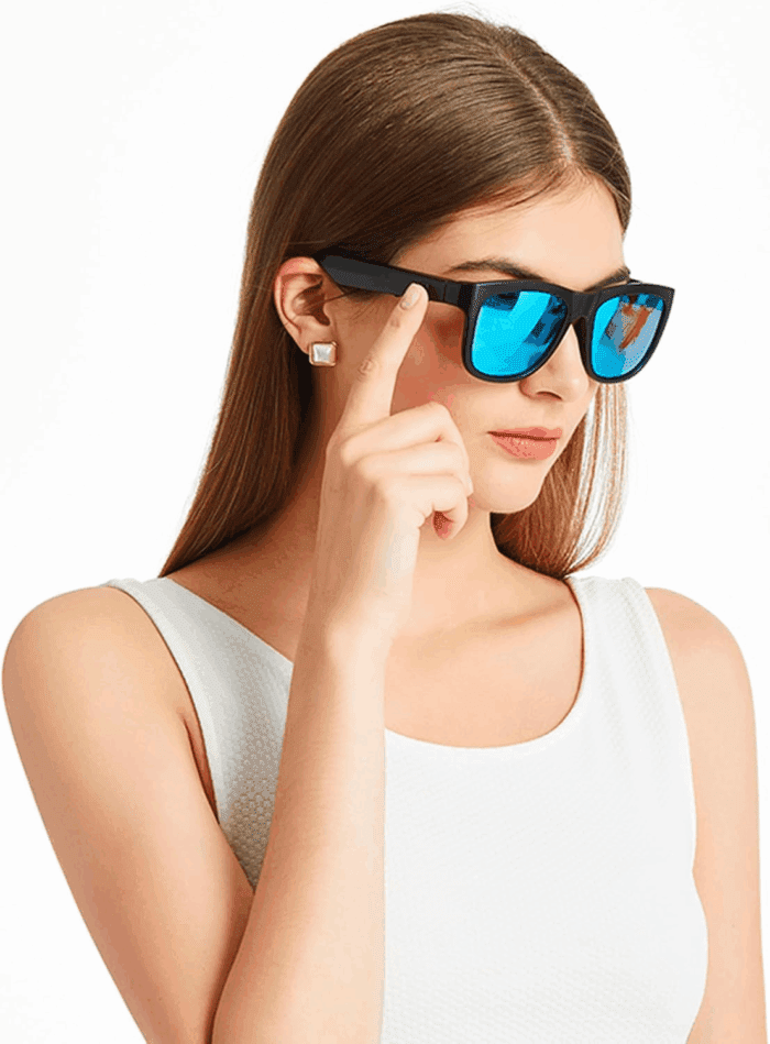 GS01 Smart Bluetooth Sunglasses, Audio Sunglasses with Speaker, UV400 Polarized Lens, Open Ear Music, Touch Control - Image 2