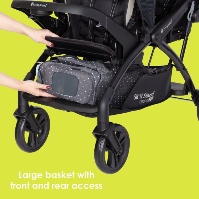 Sit N' Stand® Double 2.0 Stroller - Desert Tan - Image 3