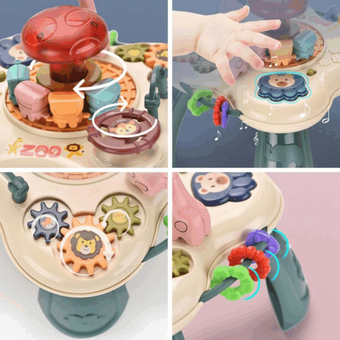 Baby Activity Table Center Learning Table - Educational Learning Musical Toys & Baby Standing Activity Center for Toddlers Sensory Game Table Parent Child Toys Gift for Boys Girls - Image 5