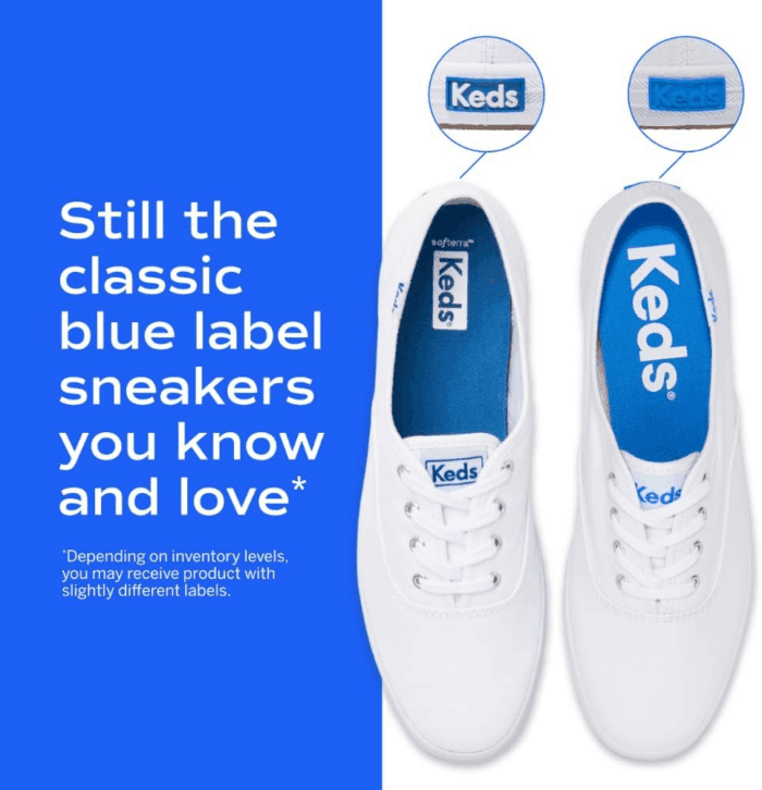 Women'S Champion Canvas Lace up Sneaker - Image 11