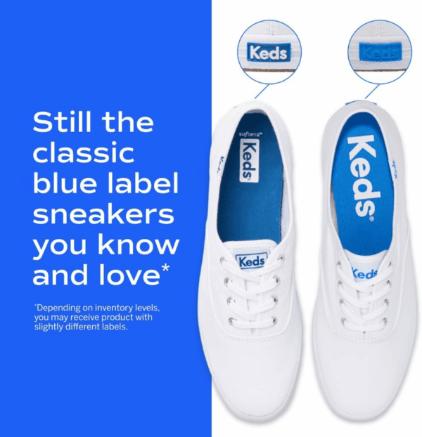 Women'S Champion Canvas Lace up Sneaker - Image 6