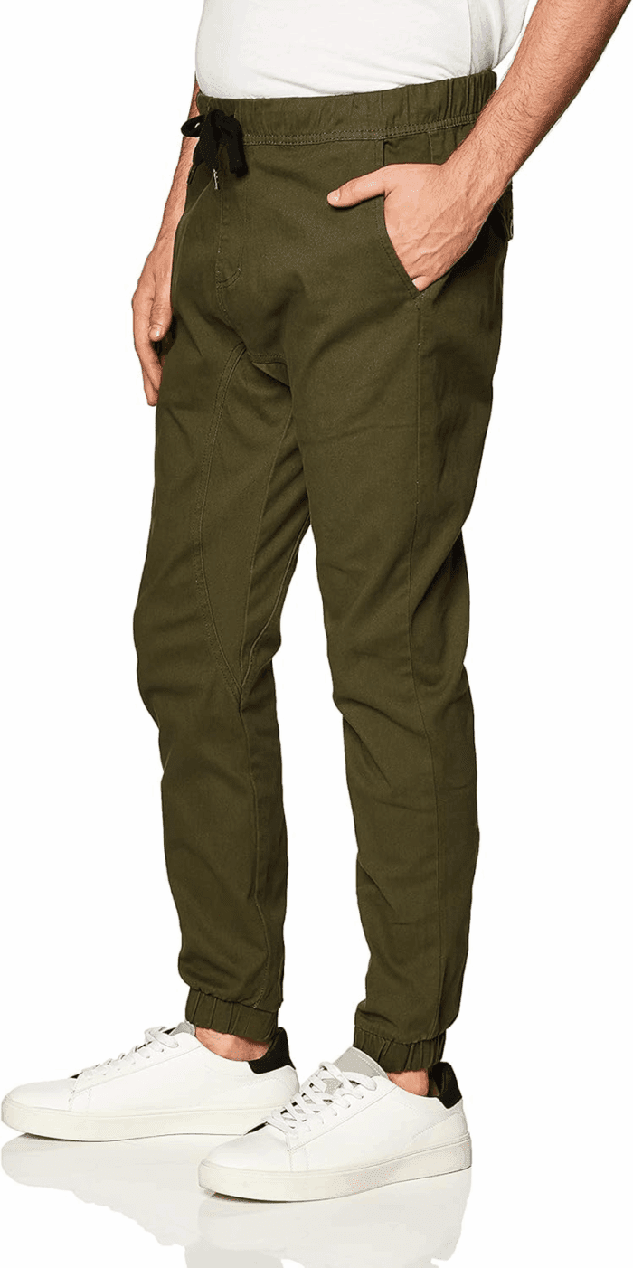 Men'S Basic Stretch Twill Jogger Pants-Reg and Big & Tall Sizes - Image 2
