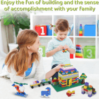 1100 Pieces Building Bricks, Compatible with Lego Classic Building Blocks Bulk with Baseplates, Doors Windows and Wheels, STEM Creative Construction Toys for 6 7 8 9 10 11 12 Year Old - Image 8