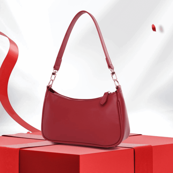 Shoulder Bag for Women with 2 Removable Straps and Zipper Closure Crossbody Bags Clutch Tote Handbags Purses - Image 7