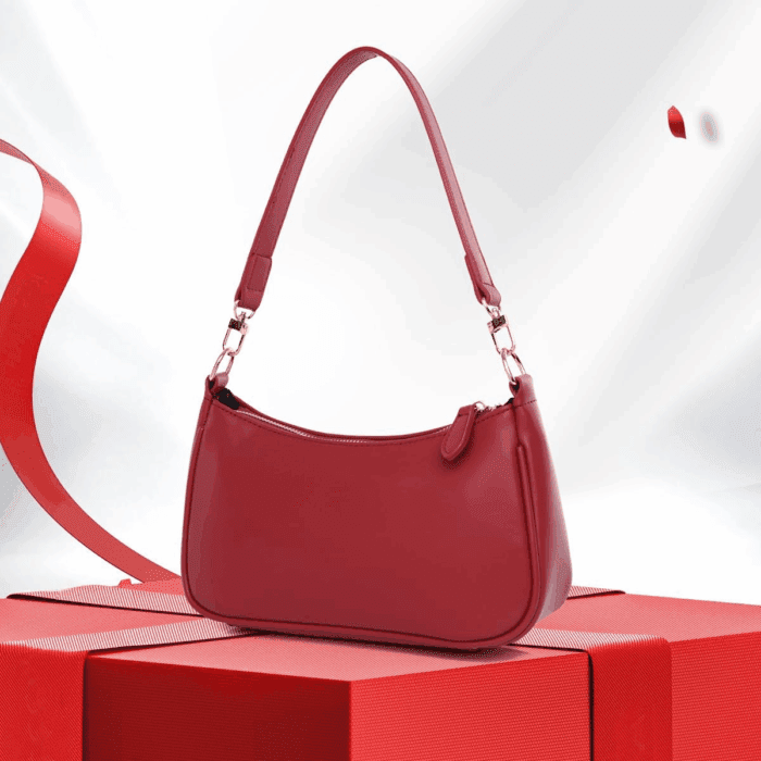 Shoulder Bag for Women with 2 Removable Straps and Zipper Closure Crossbody Bags Clutch Tote Handbags Purses - Image 7