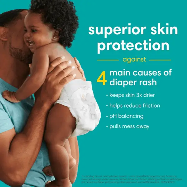 Baby Diapers and Wipes Starter Kit, Swaddlers Disposable Sizes 1 (198 Count) & 2 (186 Count) with Sensitive Water Based 12X Multi Pack Pop-Top Refill (1008 Count) - Image 4