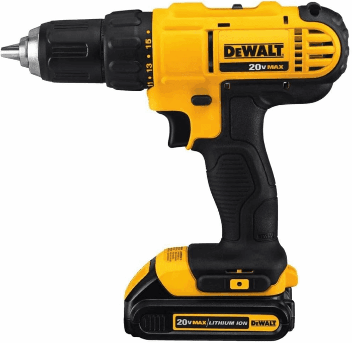 20V Max Cordless Drill/Driver Kit, 2 Batteries and Charger Included (DCD771C2) - Image 4