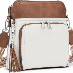 Crossbody Purse for Women,Lightweight Medium Crossbody Bag Soft Leather Women'S Shoulder Handbags with Tassel