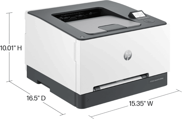 Color Laserjet Pro 3201Dw Wireless Color Laser Printer, Office Printer, Duplex, Best-For-Office (499Q9F) - Image 3