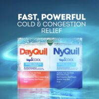 Dayquil and Nyquil Severe Cold and Flu Caplets, Cold Medicine for Adults, Vapocool, 24 Count - Image 7