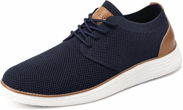 Men'S Fashion Dress Sneakers Casual Walking Shoes Business Oxfords Comfortable Breathable Lightweight Tennis - Image 4
