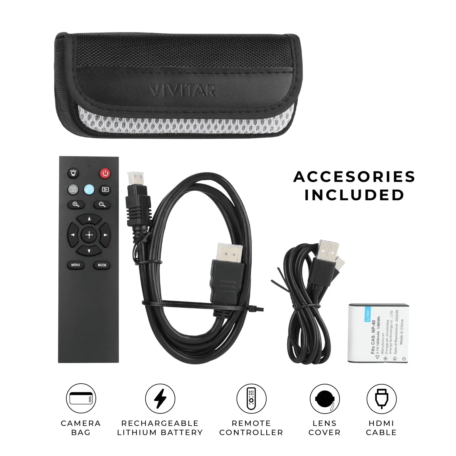 4K HD Digital Video Camera with Wifi, Built in Night Vision, and 3" Touch Rotational Display - Image 8