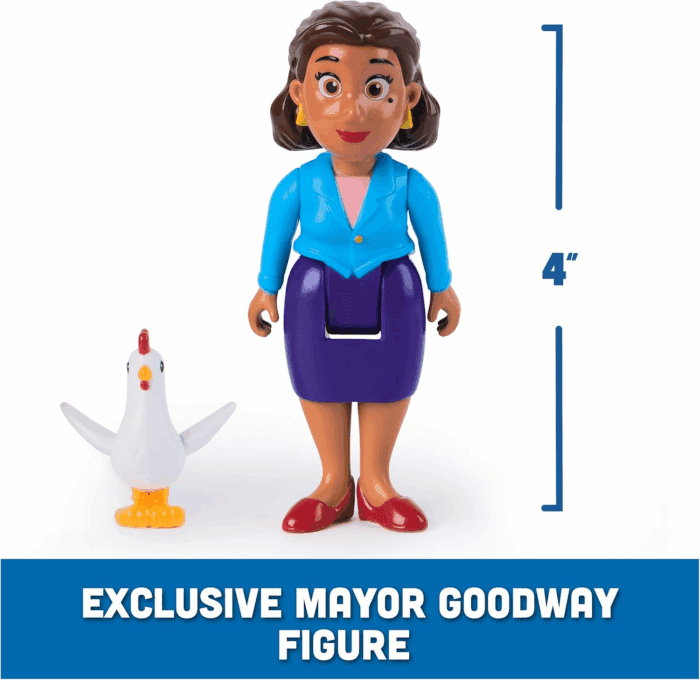 Rubble, Mayor Goodway & Chickaletta Figures, Kids Toys for Boys and Girls Ages 3 and Up - Image 7