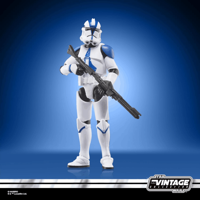 the Vintage Collection Clone Trooper (501St Legion), Obi-Wan Kenobi 3.75 Inch Collectible Action Figure - Image 5