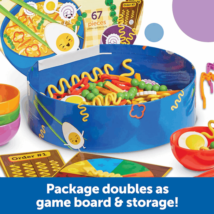 Noodle Knockout! Fine Motor Game,Fine Motor Skills Toys, 67 Pieces, Ages 4+ - Image 4