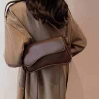 Shoulder Bag for Women Y2K Trendy Purse Vegan Leather Hobo Handbags Clutch Saddle Bag with 2 Removable Strap - Image 3
