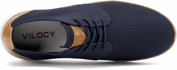 Men'S Fashion Dress Sneakers Casual Walking Shoes Business Oxfords Comfortable Breathable Lightweight Tennis - Image 5