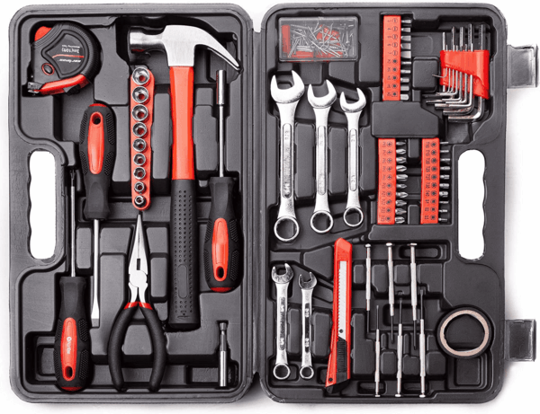 148 Piece Automotive and Household Tool Set Perfect for Car Enthusiasts and DIY Home Repairs