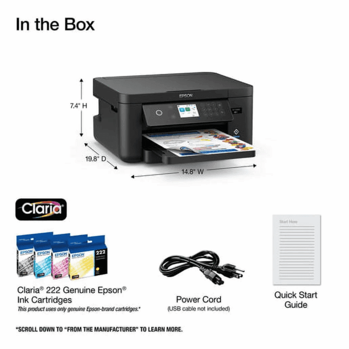 Expression Home XP-5200 Wireless Color All-In-One Printer - Image 5