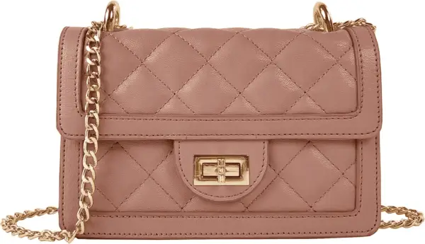 Small Quilted Crossbody Bag, Trendy Designer Mini Shoulder Bag, Phone Wallet Purse for Women