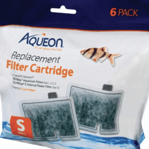 Filter Cartridge Small/6 Pk - Aquarium Filter Cartridge - 6 Count