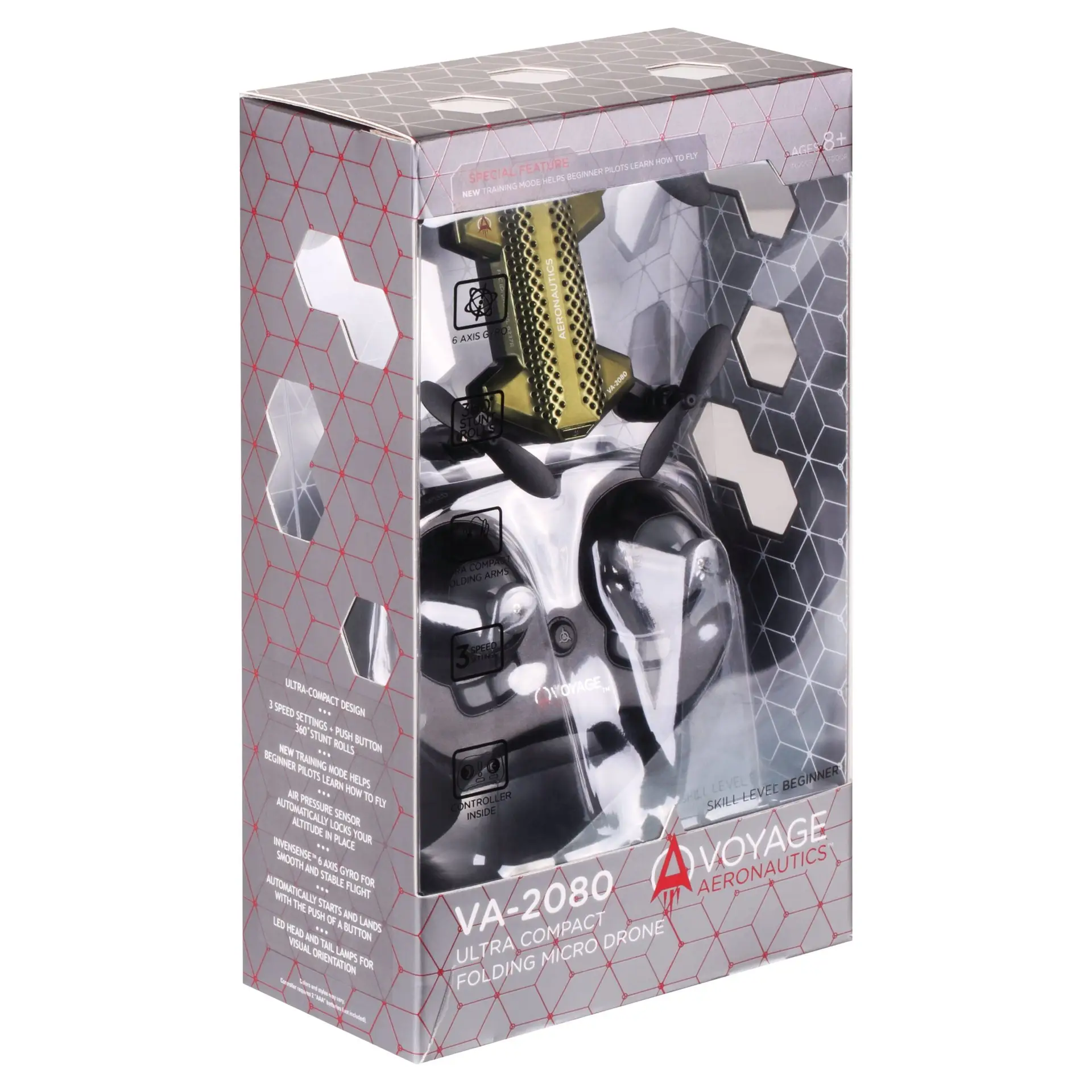 VA-2080 Compact Micro Drone- Color Green- 4 Inches - Image 3