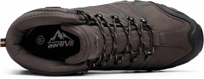 Men'S Ankle High Waterproof Hiking Boots Outdoor Lightweight Shoes Trekking Trails Armadillo - Image 4