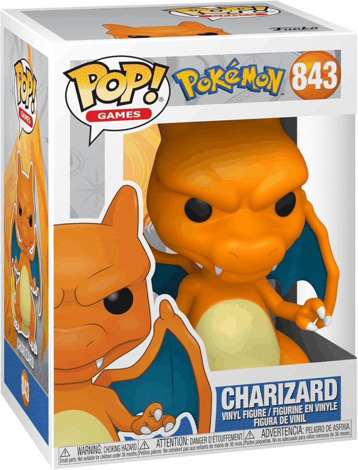 Pop Games: Pokemon - Charizard 3.75 Inches - Collectable Vinyl Figure - Gift Idea - Official Merchandise - Toys for Kids & Adults - Video Games Fans - Model Figure for Collectors and Display