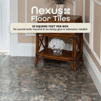 Dark Slate Marble 12 in X12 in Self Adhesive Vinyl Floor Tile - 20 Tiles/20 Sq. Ft. - Image 6