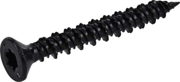 Concrete Screw Anchor Black, 3/16 X 1.25", Flat Head, Steel, New, 12 Pack - Image 4