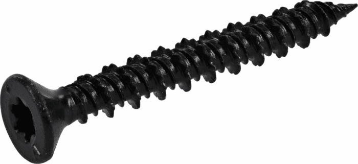 Concrete Screw Anchor Black, 3/16 X 1.25", Flat Head, Steel, New, 12 Pack - Image 4