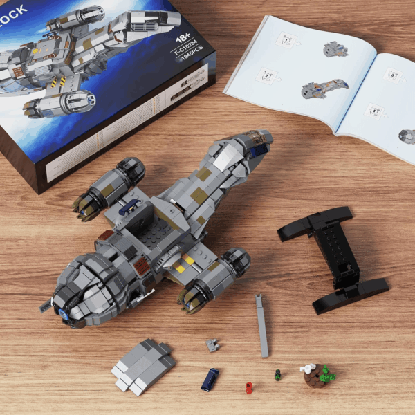 Firefly Spaceship Building Blocks Set, Space Wars Ship Model Kit, Compatible with Lego, Collectible Creative Bricks Building Toys for Adults, Aged 18+ (1345 PCS) - Image 7