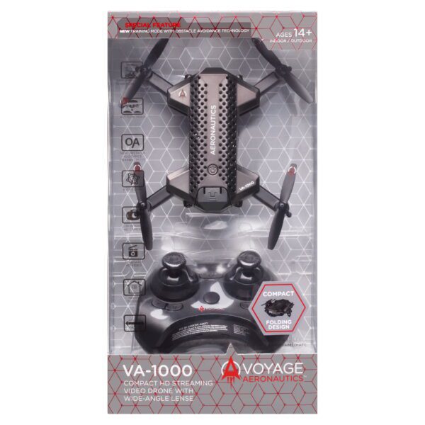 VA-1000 HD Streaming Drone with Wide-Angle Lens- Black Color - Size- 7 Inches - Image 2