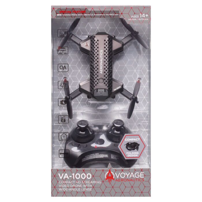 VA-1000 HD Streaming Drone with Wide-Angle Lens- Black Color - Size- 7 Inches - Image 2