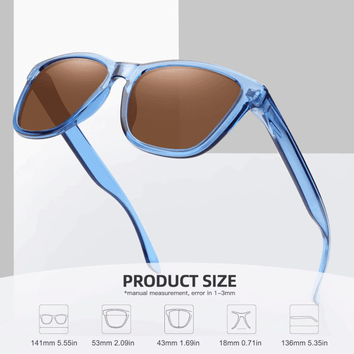 Polarized Sunglasses for Women Men Trendy Classic Retro Designer Style - Image 3