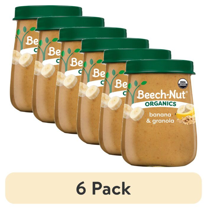 Organics Stage 2 Organic Baby Food, Banana & Granola, 4 Oz Jar - Image 8