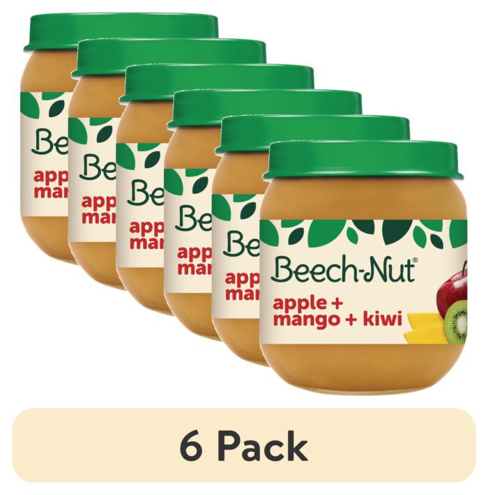 Stage 2 Baby Food, Apple Mango & Kiwi, 4 Oz Jar - Image 6