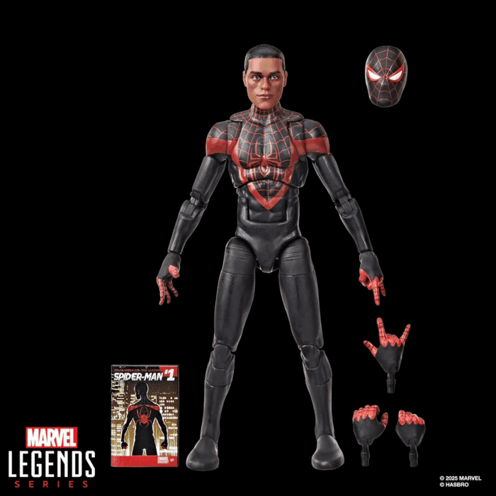 Legends Series Ultimate Miles Morales, Spider-Man Comics-Inspired Collectible 6-Inch Scale Action Figure with Character-Sized Comic Accessory - Image 11