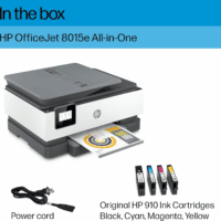 Officejet 8015E Wireless Color All-In-One Printer, 6 Months of Instant Ink Included - Image 6