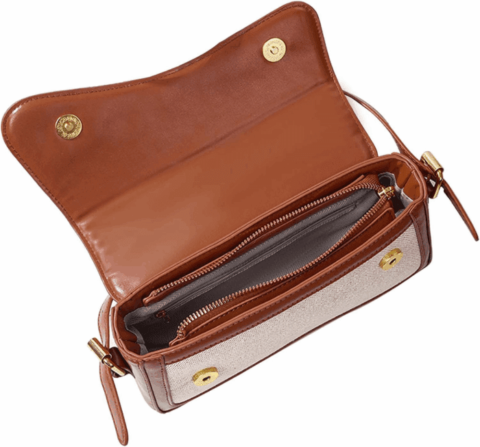 Shoulder Bag for Women Y2K Trendy Purse Vegan Leather Hobo Handbags Clutch Saddle Bag with 2 Removable Strap - Image 3
