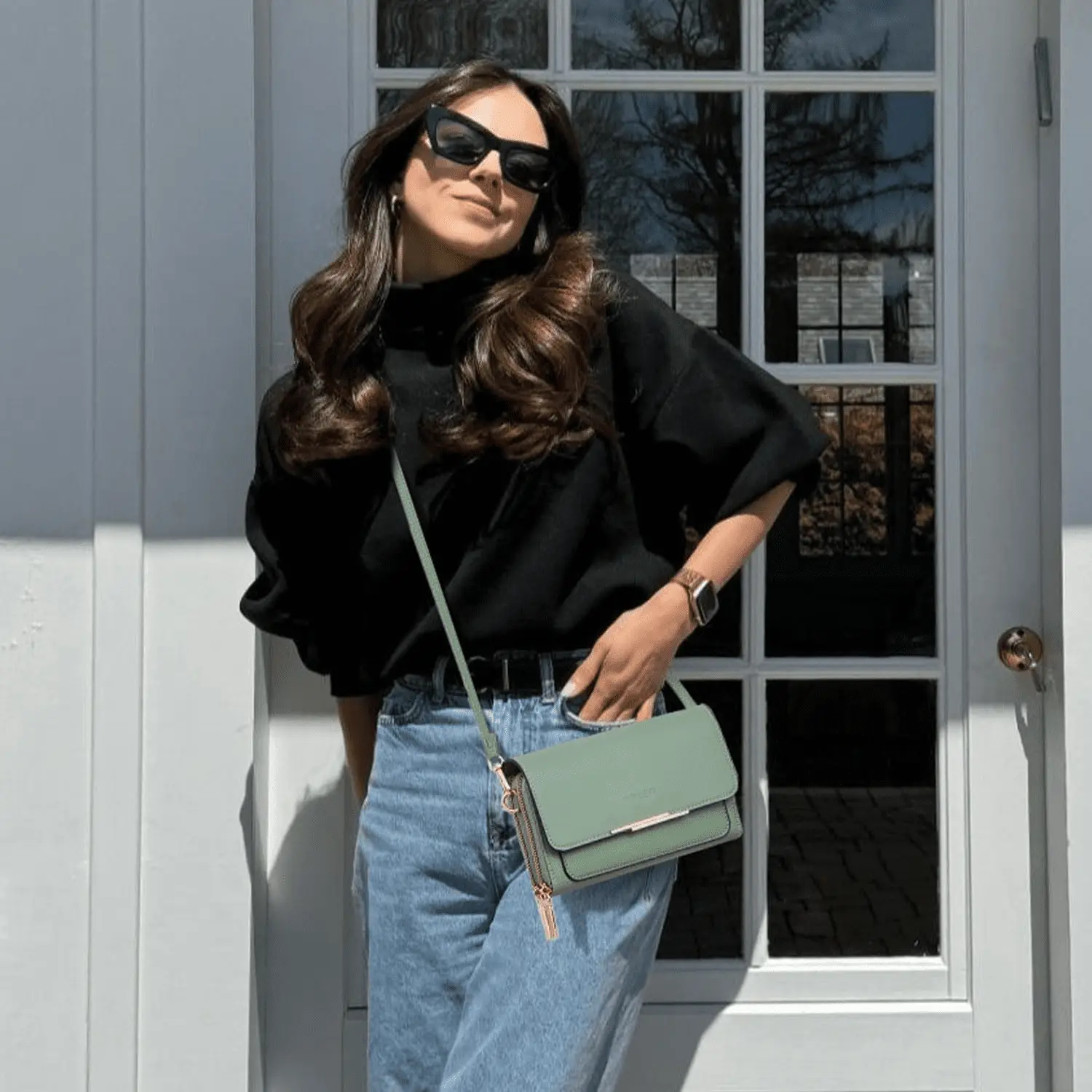 Small Crossbody Bag for Women,Cell Phone Purse Women'S Shoulder Handbags Wallet Purse with Credit Card Slots - Image 2